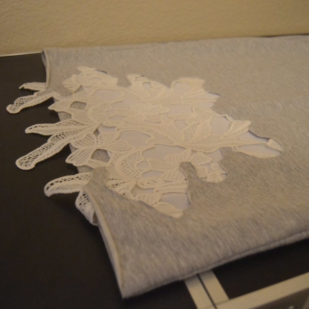 Metaphor - Light Gray Pencil Skirt